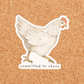Chaos Chicken Vinyl Sticker