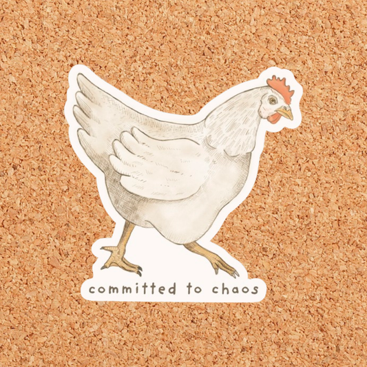 Chaos Chicken Vinyl Sticker