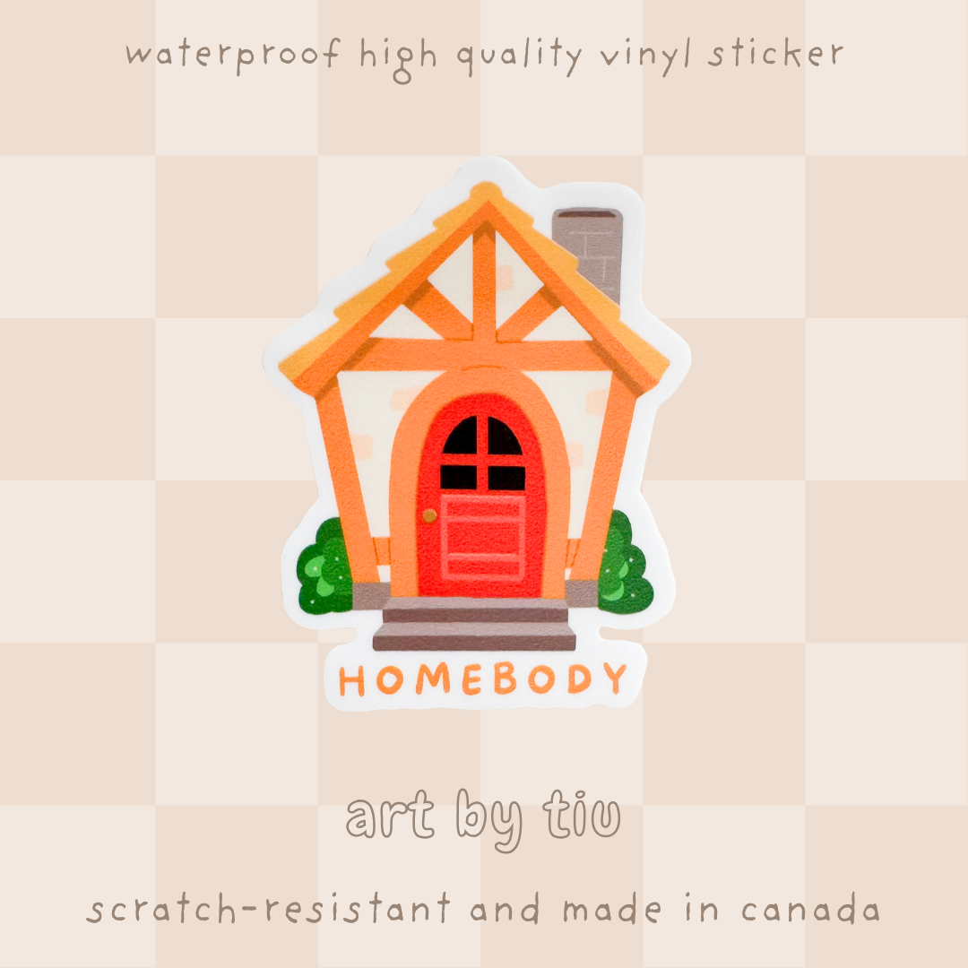 Homebody Video Game Sticker