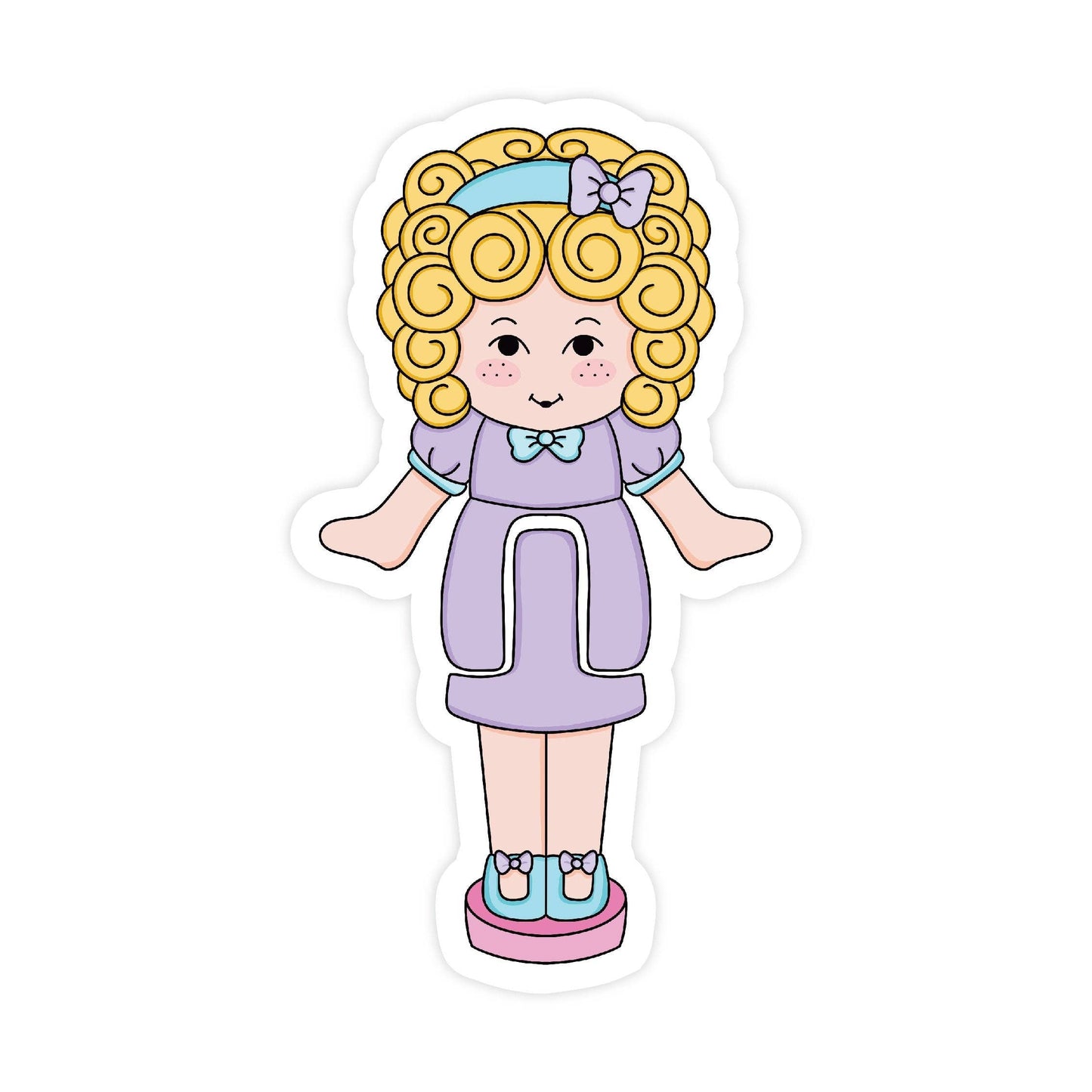 90's Pocket Doll Sticker