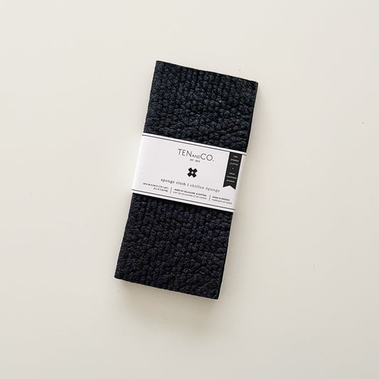 Pack of 2 Solid Colour Sponge Cloth - Midnight