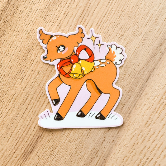 Festive Fawn Sticker