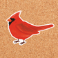 Cardinal Sticker