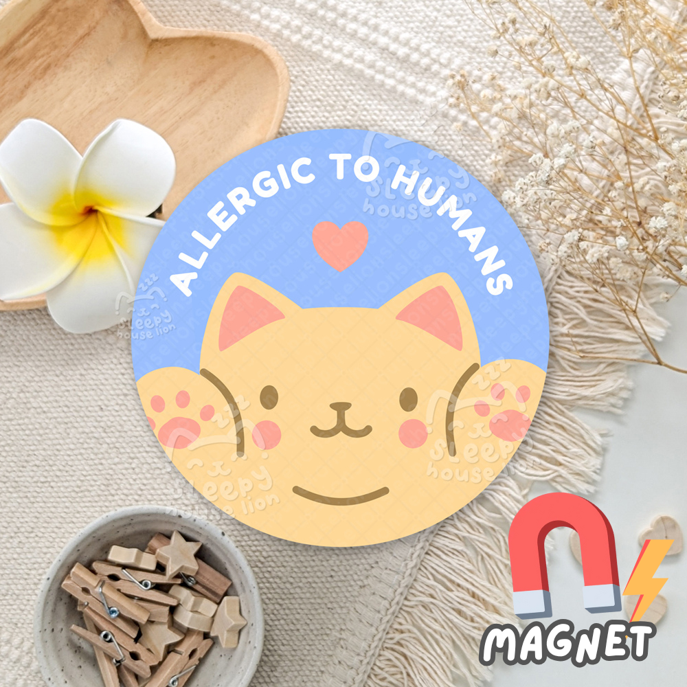 Allergic to Humans Magnet