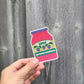 Self Preservation Jam Jar Sticker