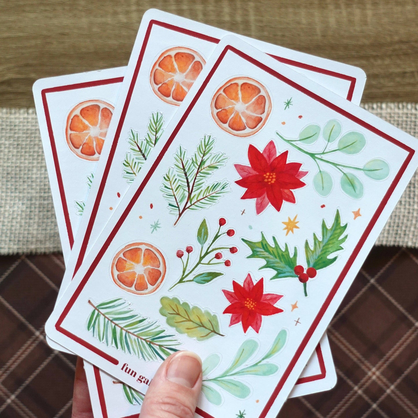 Festive Botanicals 4x6 Paper Sticker Sheet