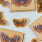 Field Crescent Butterfly Vinyl Sticker