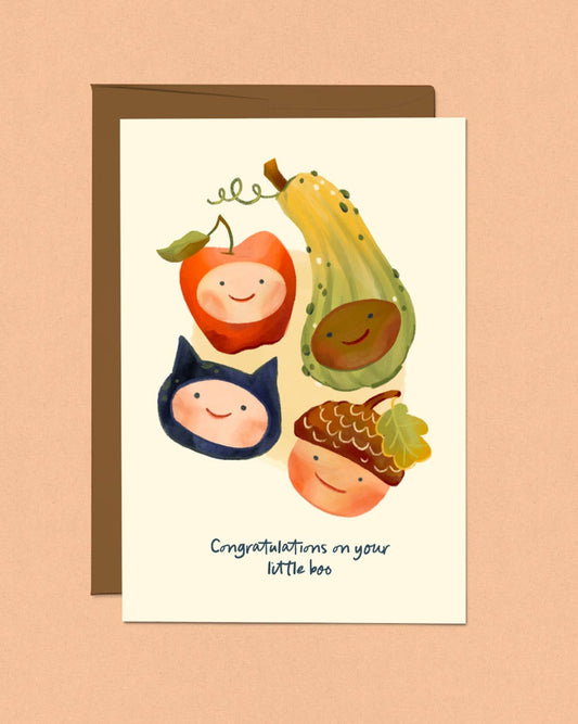 Congratulations On Your Little Boo Greeting Card