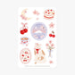 Sakura 4x6 Paper Sticker Sheet