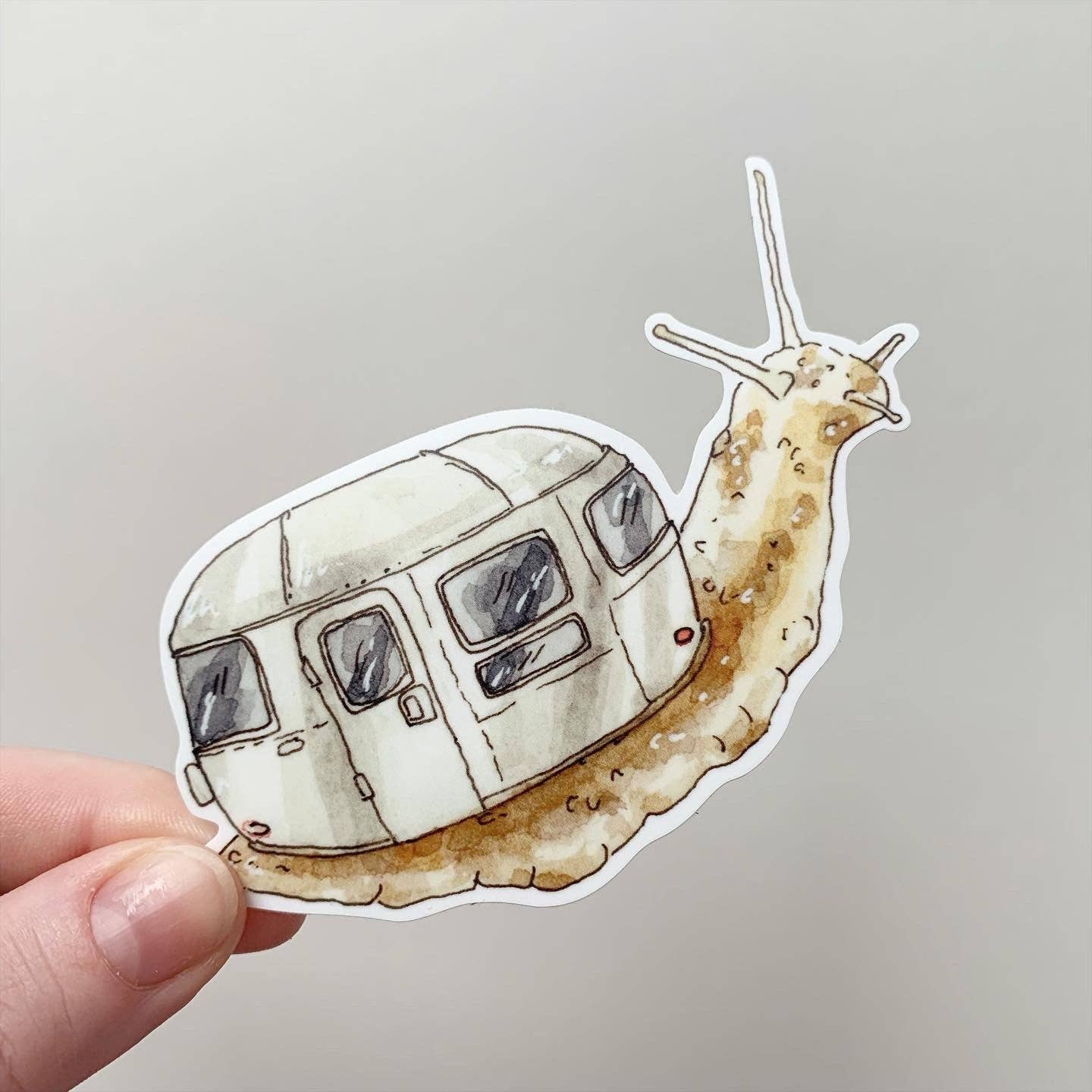 RV Life Snail Sticker