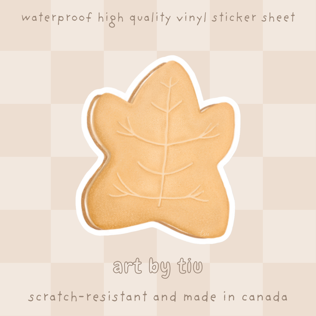 Maple Cookie Sticker