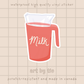 Milk Bag Sticker