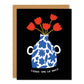 Thank You Vase Greeting Card