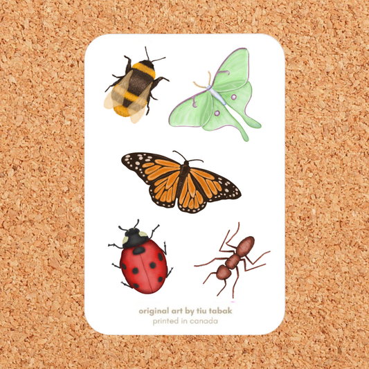Bugs 4x6 Vinyl Sticker Sheet