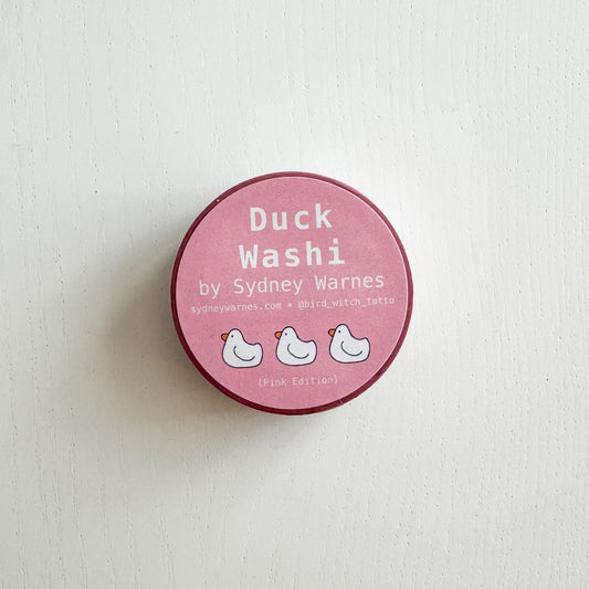 Pink Duck Washi Tape