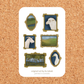 Gallery Wall 4x6 Vinyl Sticker Sheet