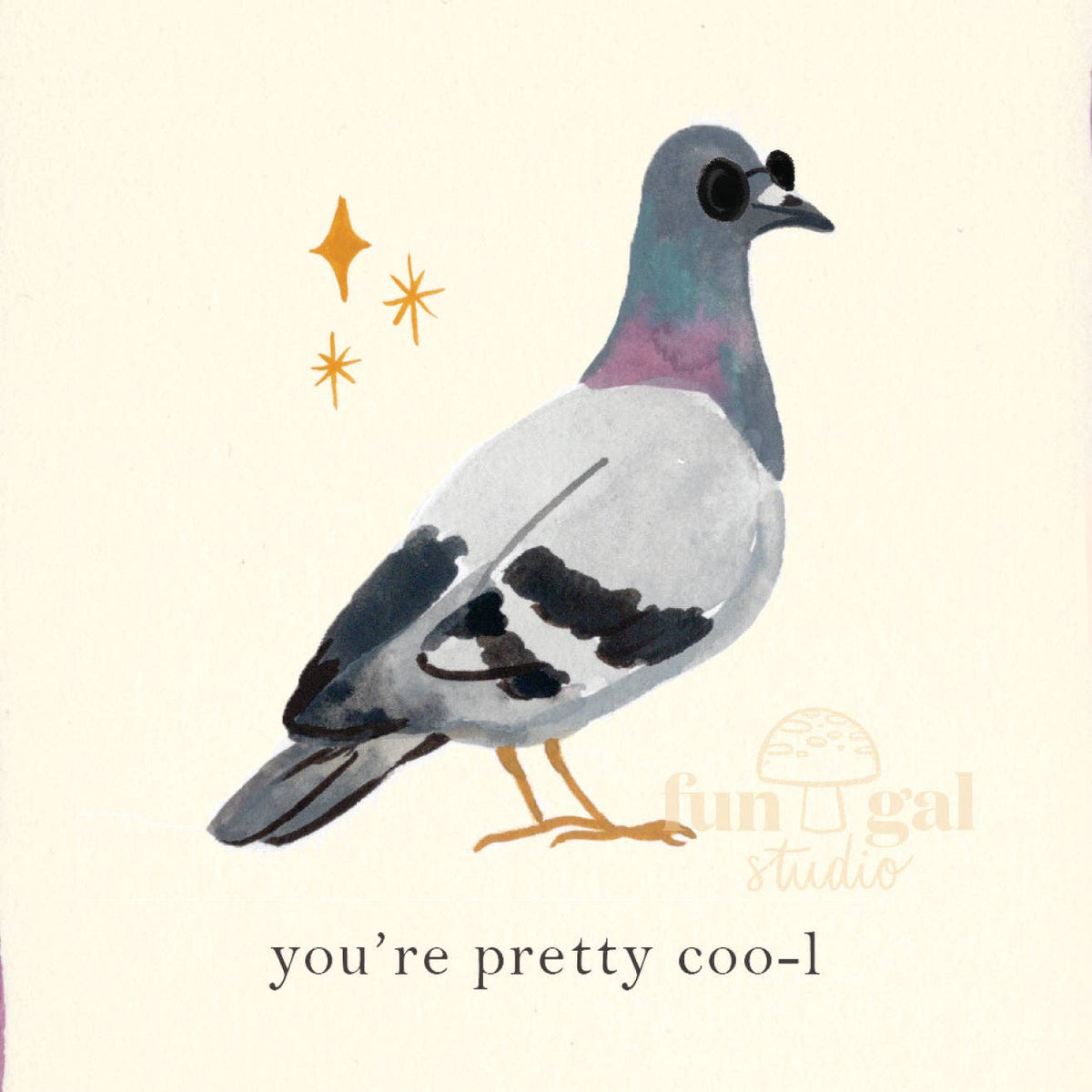 Cool Pigeon Card