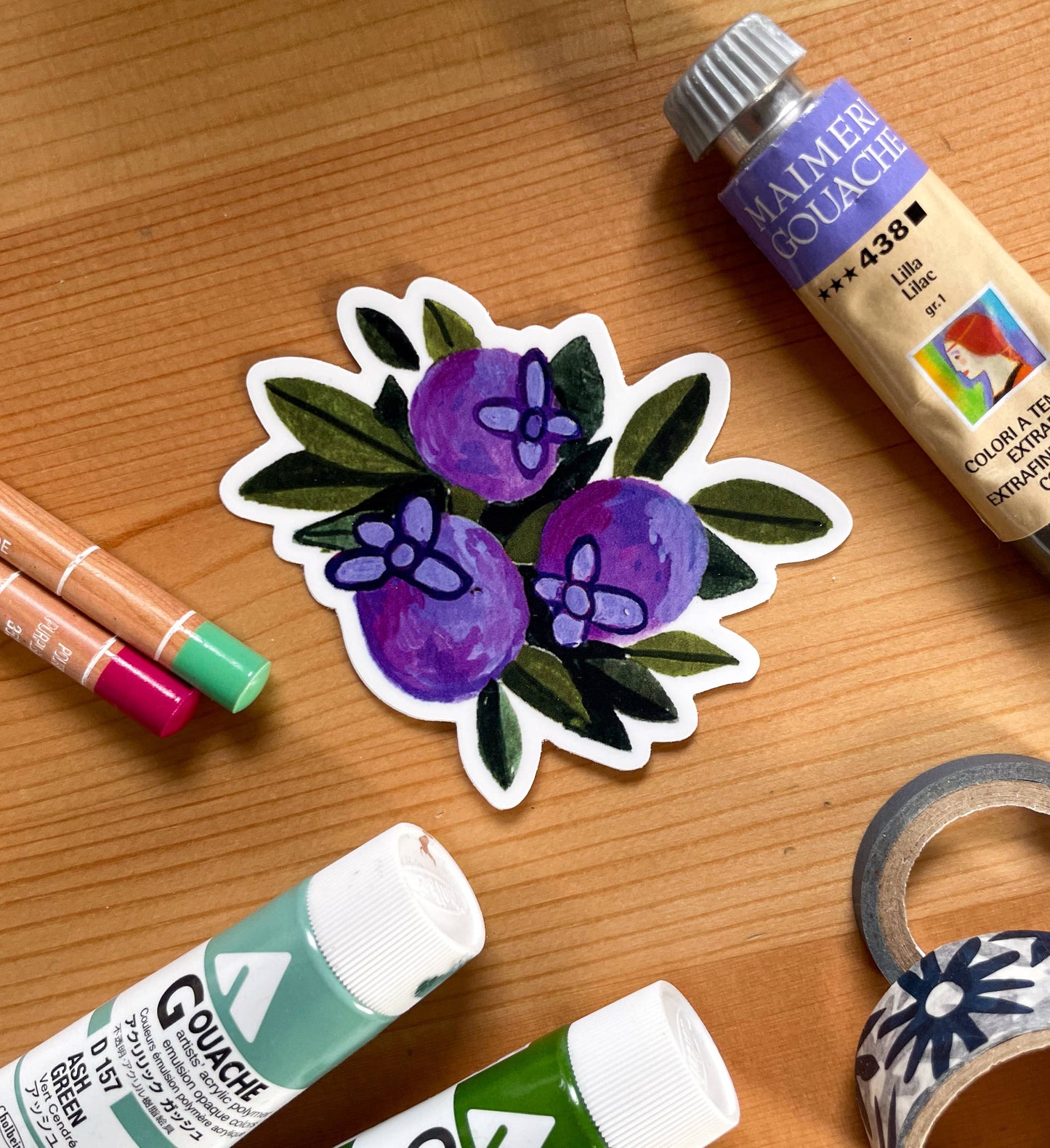 Blueberries Sticker