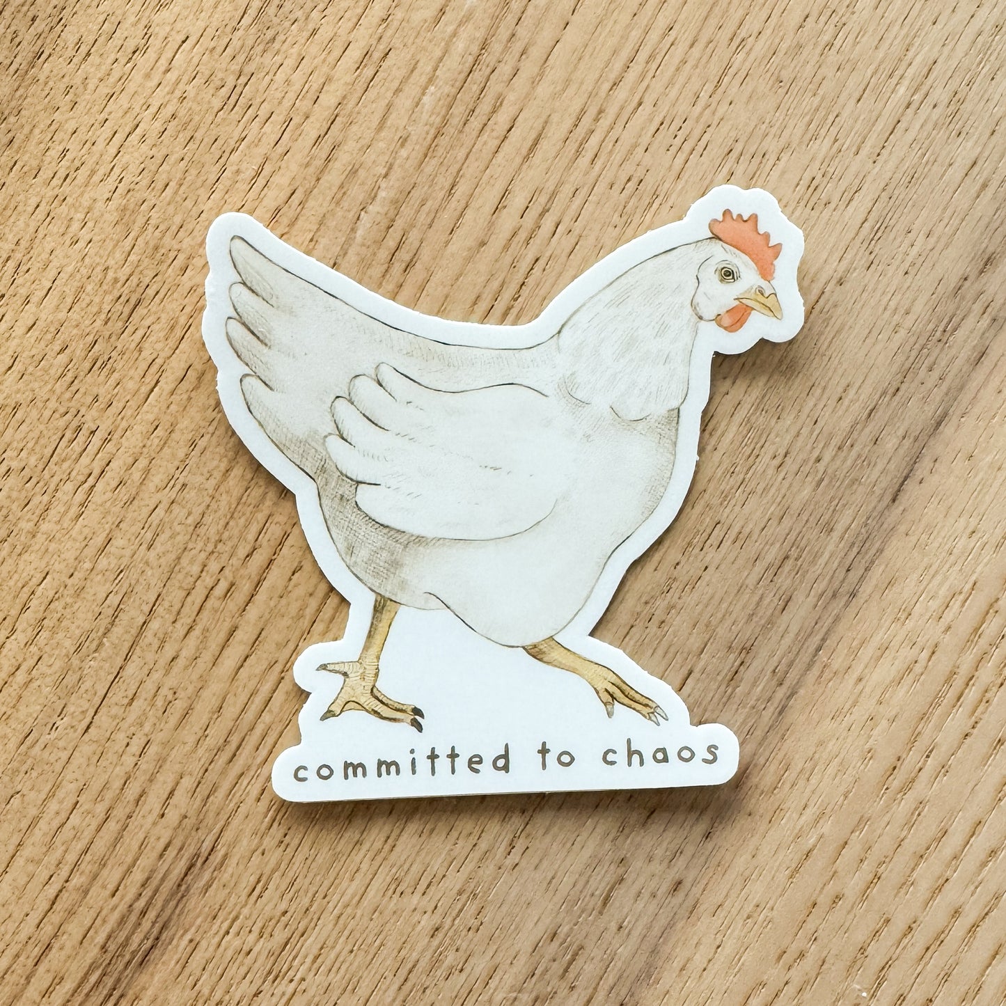 Chaos Chicken Vinyl Sticker