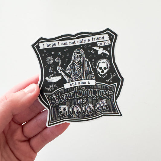 Harbinger of Doom Sticker