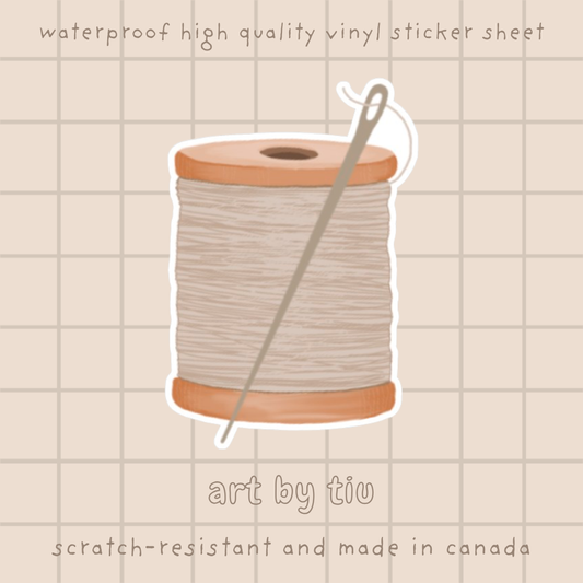 Needle & Thread Sticker