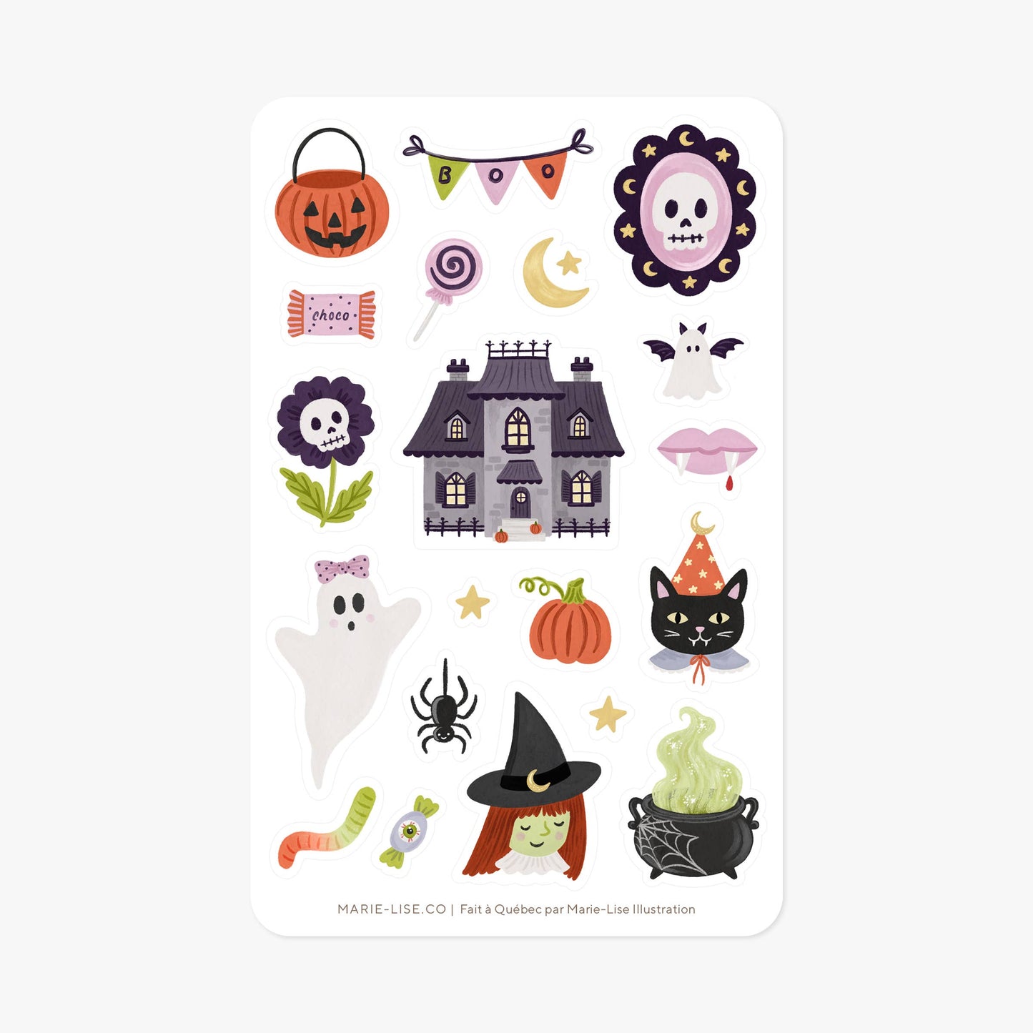 Halloween Sticker Sheet