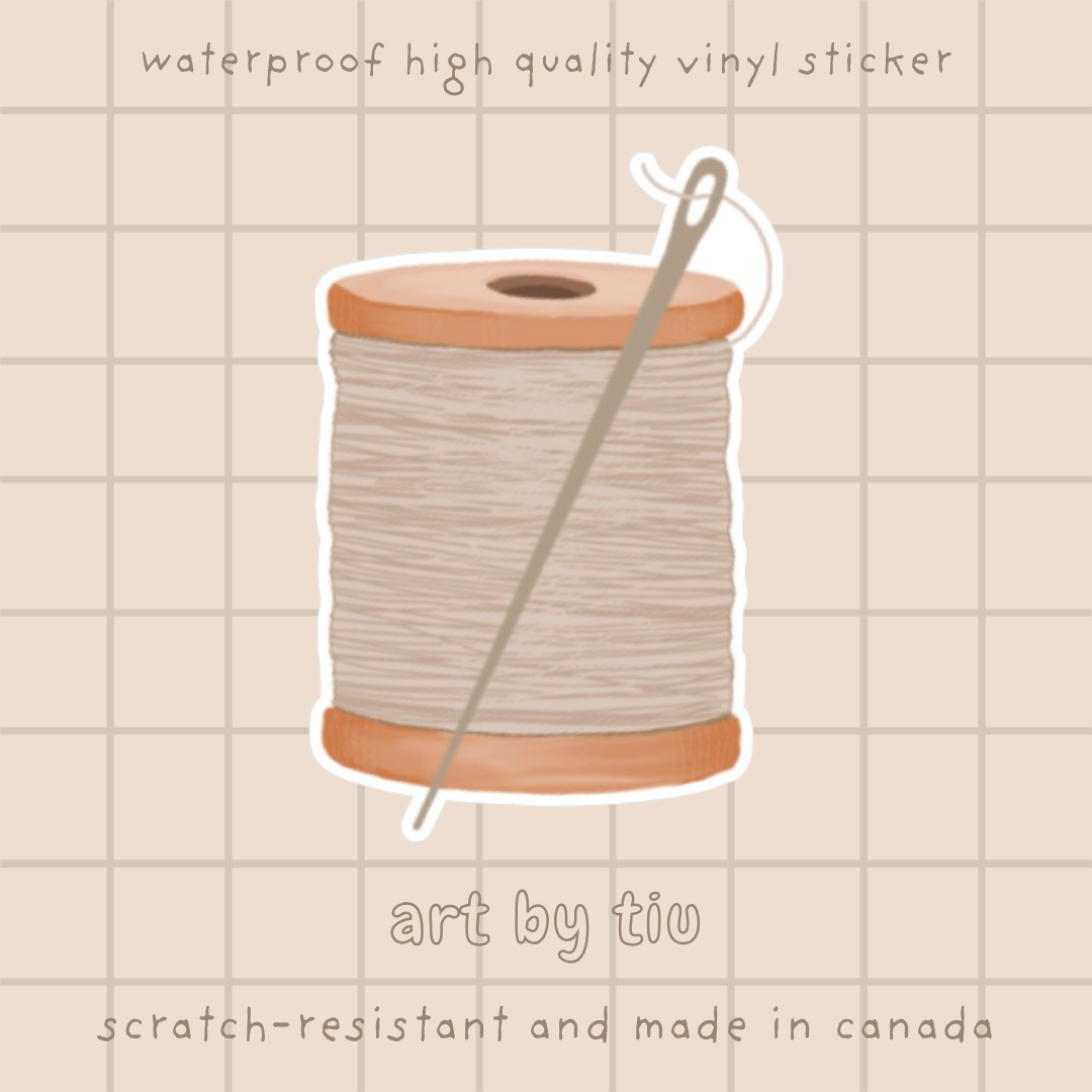 Needle & Thread Sticker