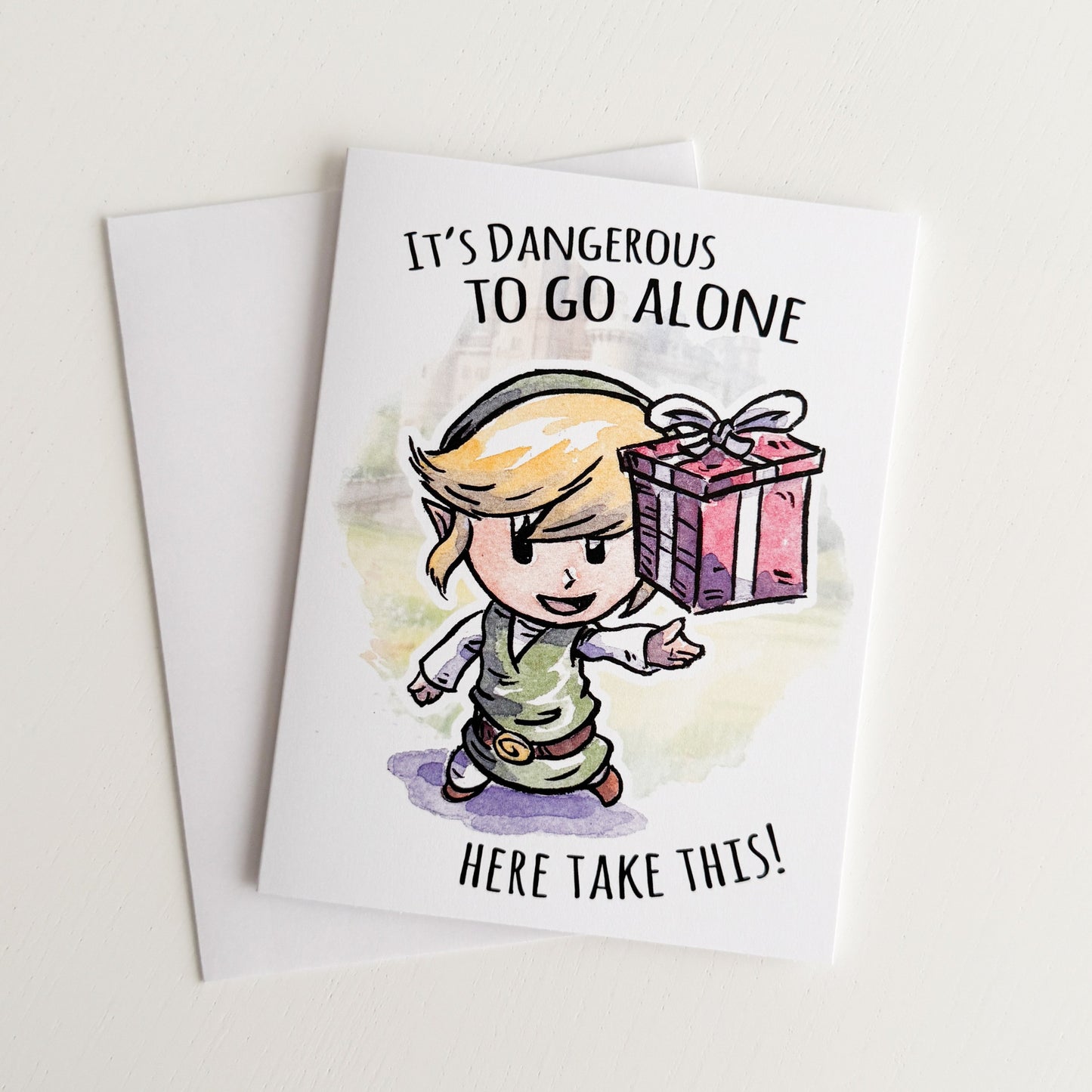 Here Take This Gamer Birthday Card