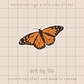 Monarch Butterfly Sticker