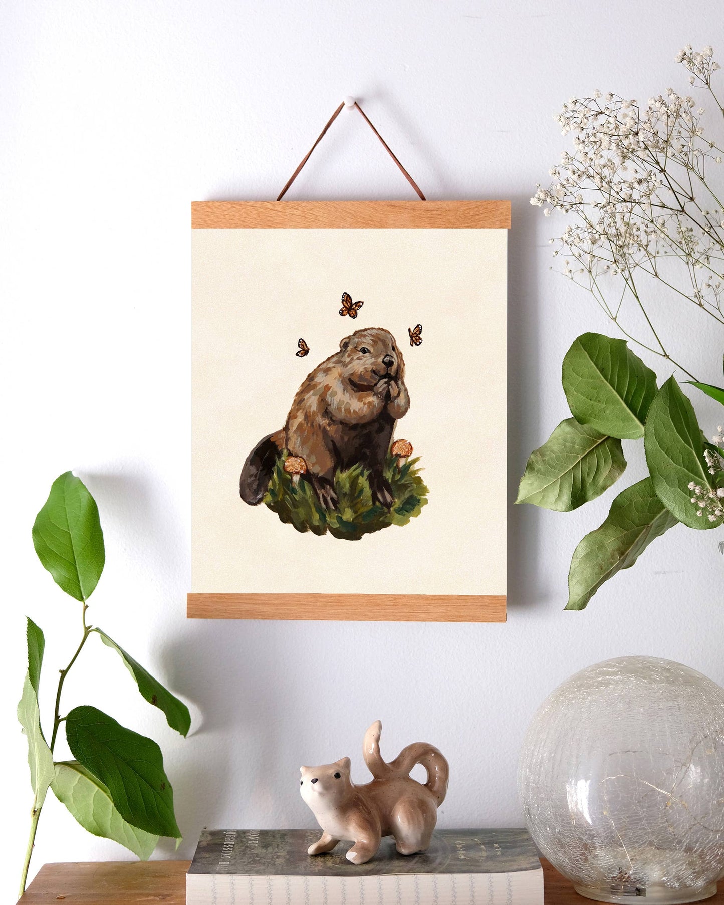 Beaver Art Print - 8x10