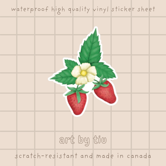 Strawberry Sticker
