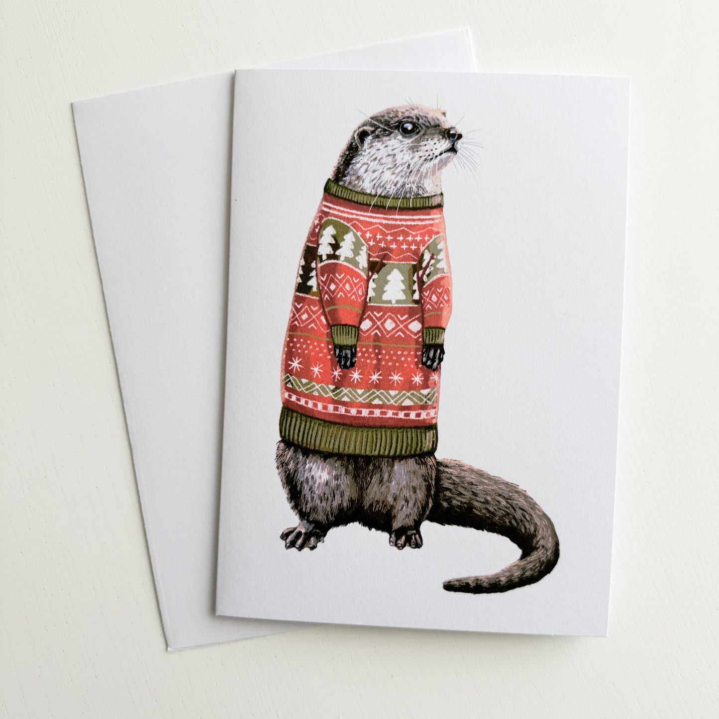 Cozy Otter Card