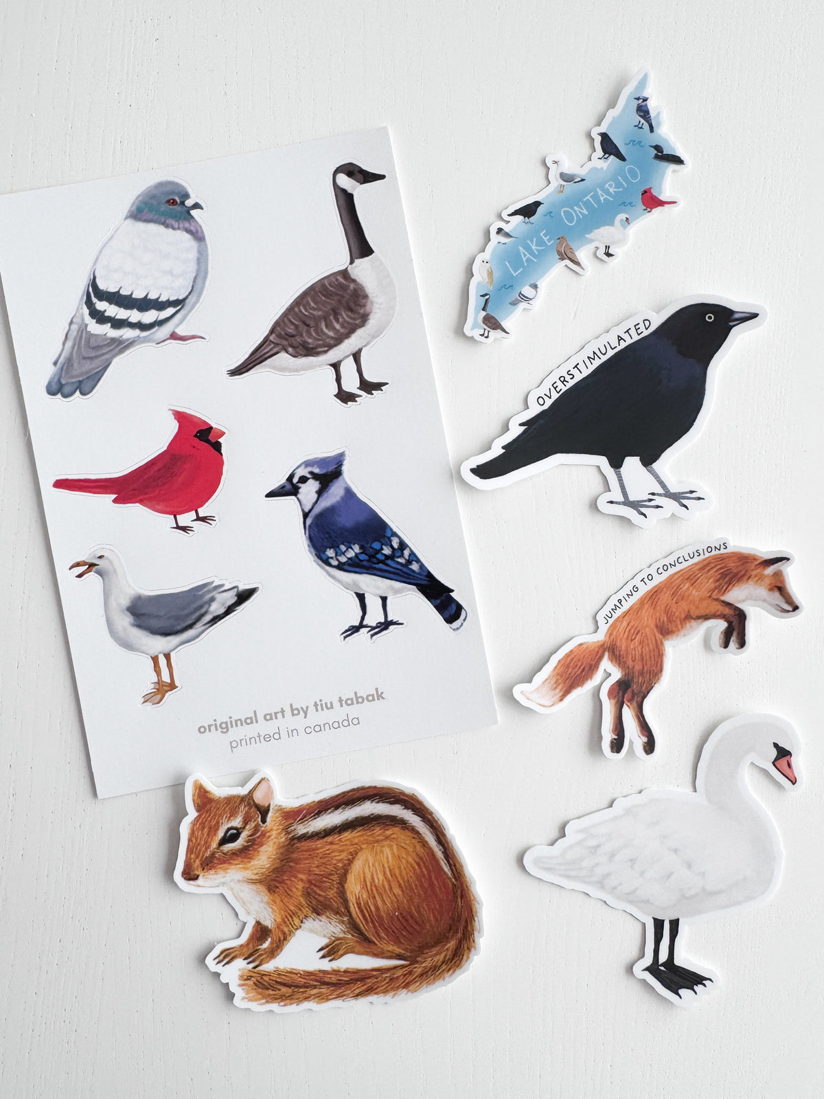 Overstimulated Blackbird Sticker