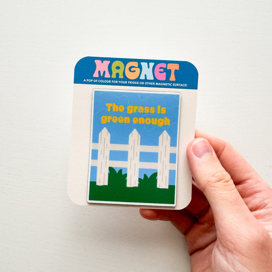 Green Grass Magnet
