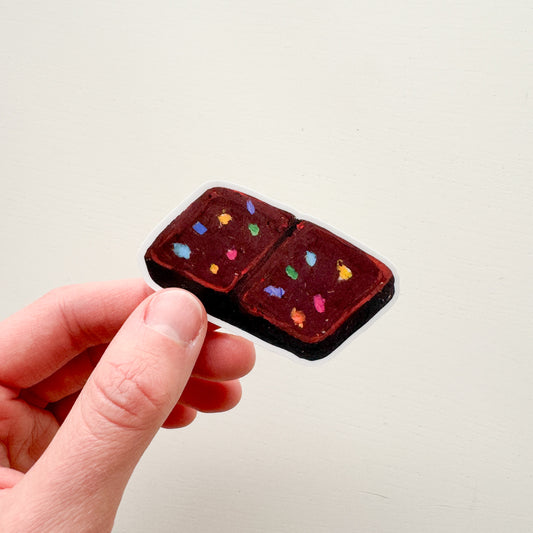 Cosmic Brownie Vinyl Sticker