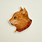 Orange Cat Club Sticker