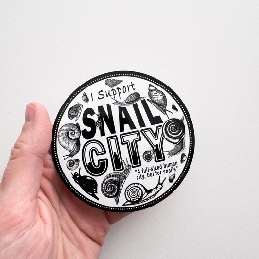 Snail City Sticker