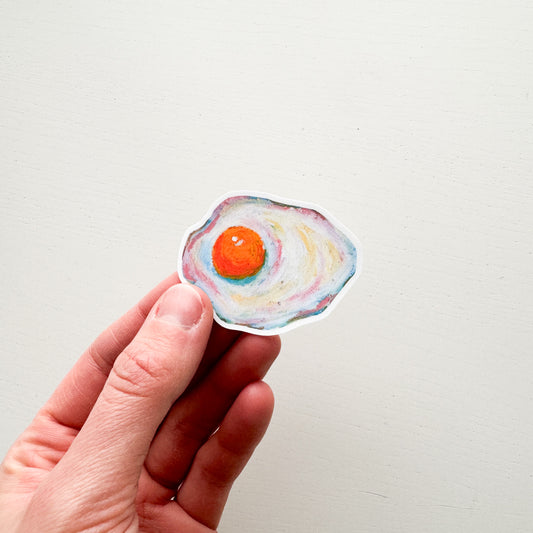Fried Egg Vinyl Sticker