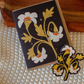 White Fall Wildflower Sticker
