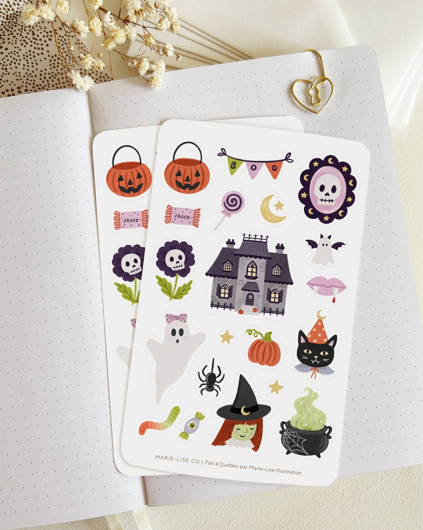 Halloween Sticker Sheet