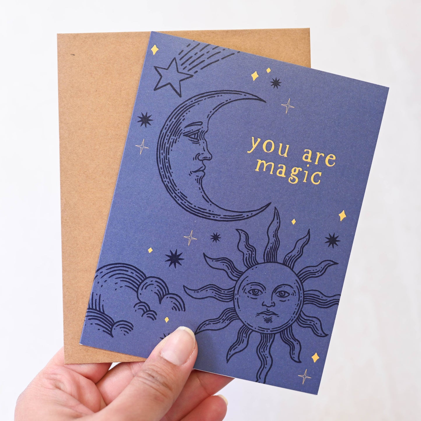 You Are Magic Moon & Sun Celestial Card