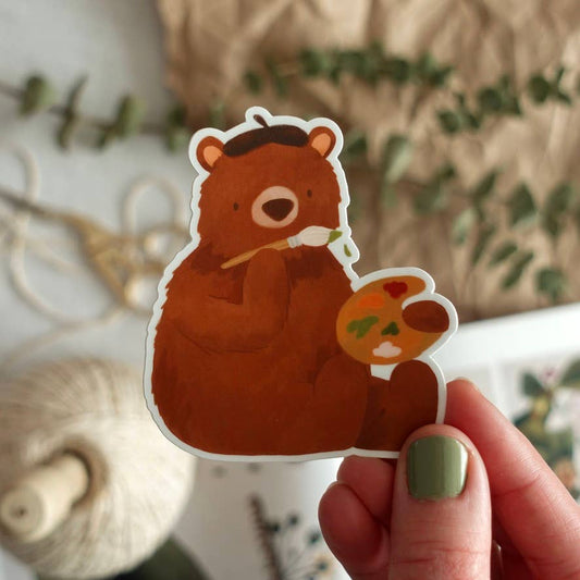 Bear Ross Artist Bear Sticker