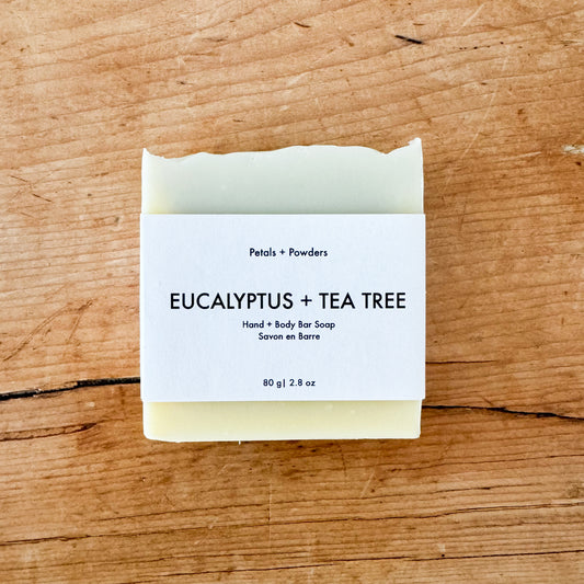 Eucalyptus Tea Tree Soap Bar (Eucalyptus, Tea Tree, French Clay)