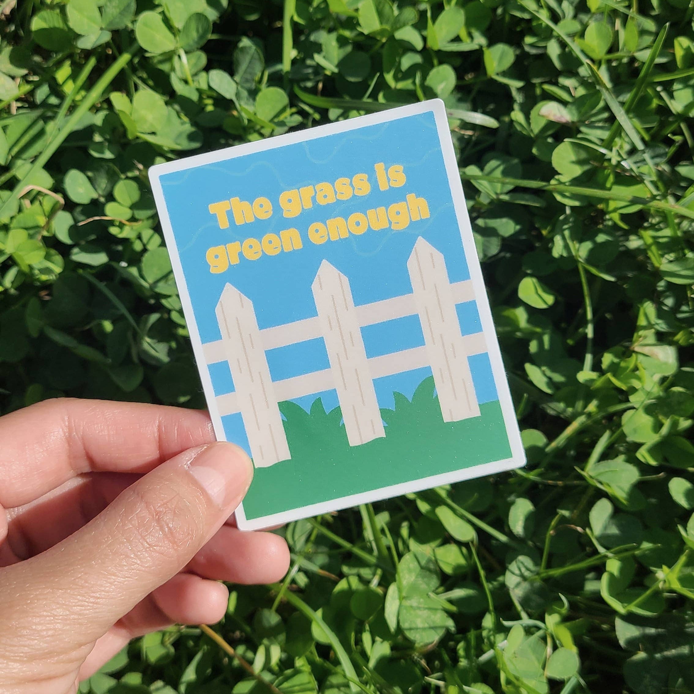 Green Grass Sticker – Kinsfolk Shop