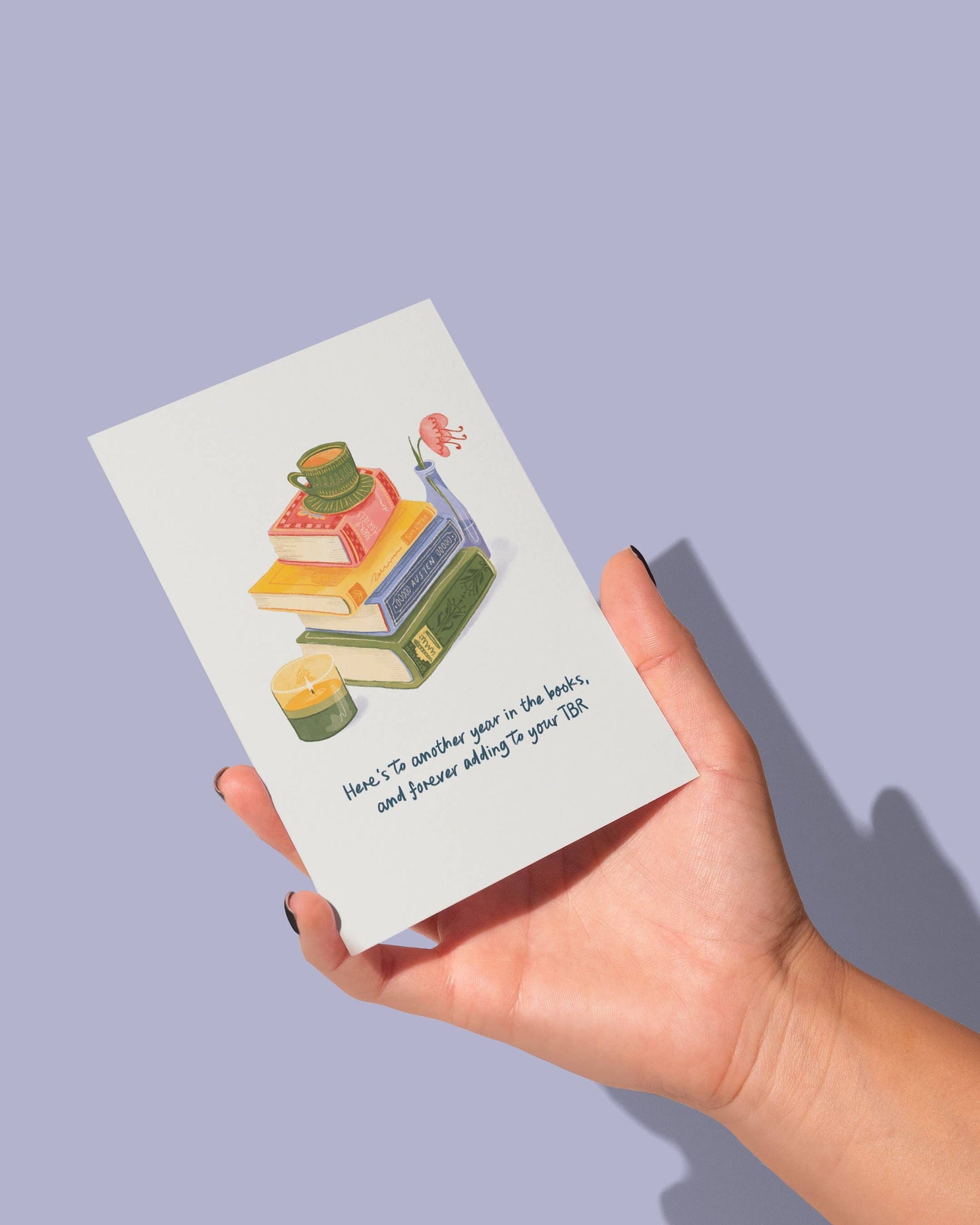 Bookish Birthday Greeting Card