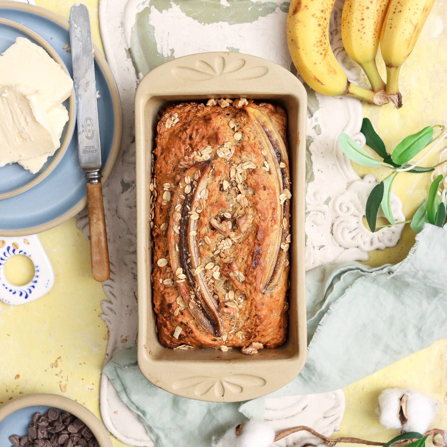 Stoneware Bread Loaf Pan