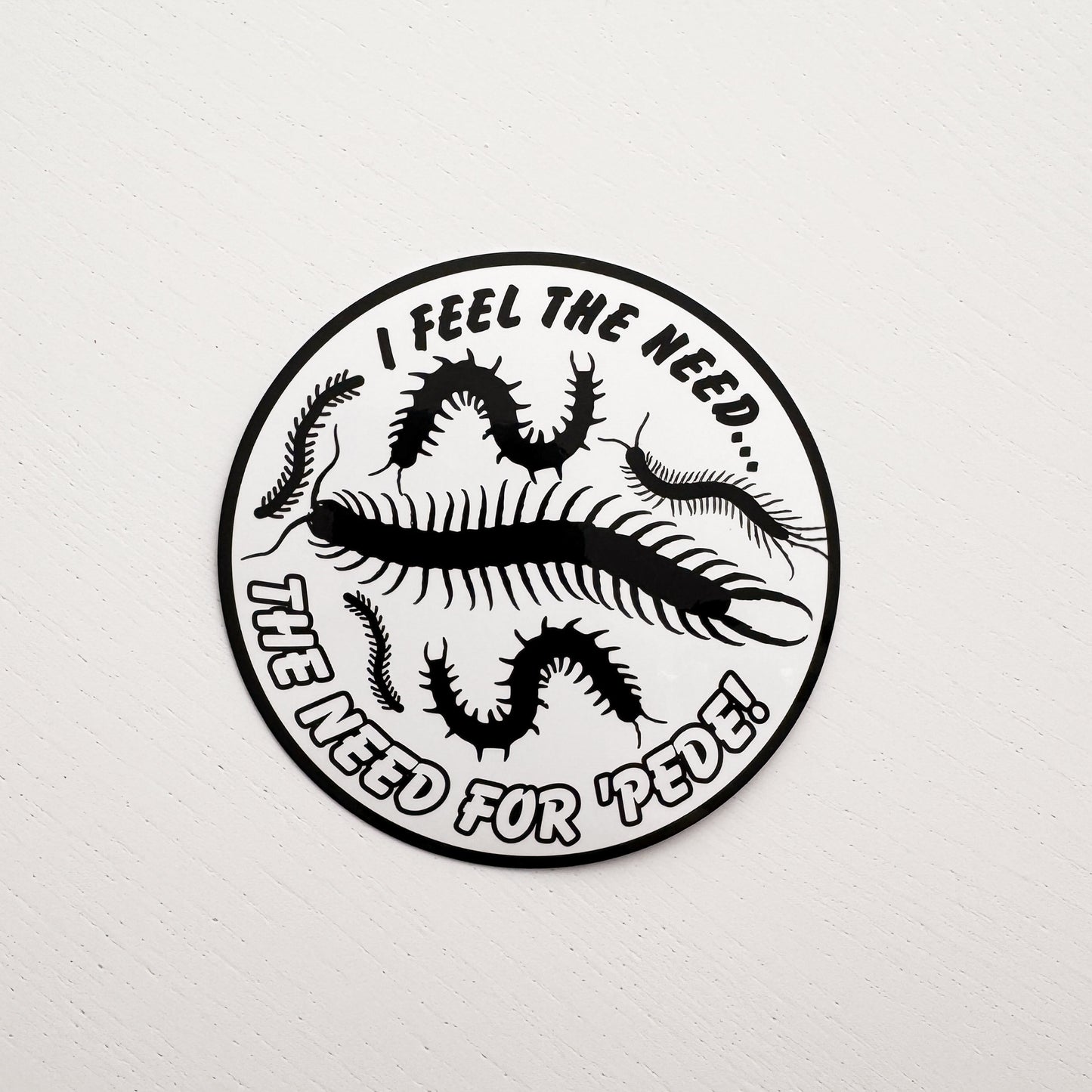 Need For 'Pede Sticker