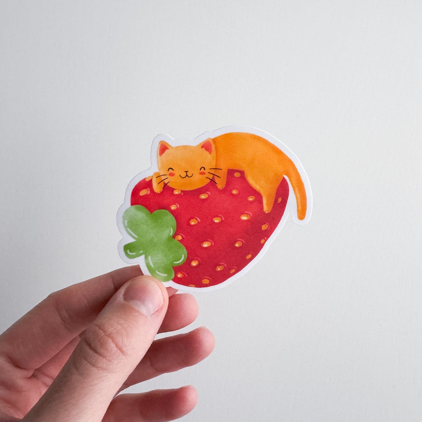 Giant Strawberry Sticker