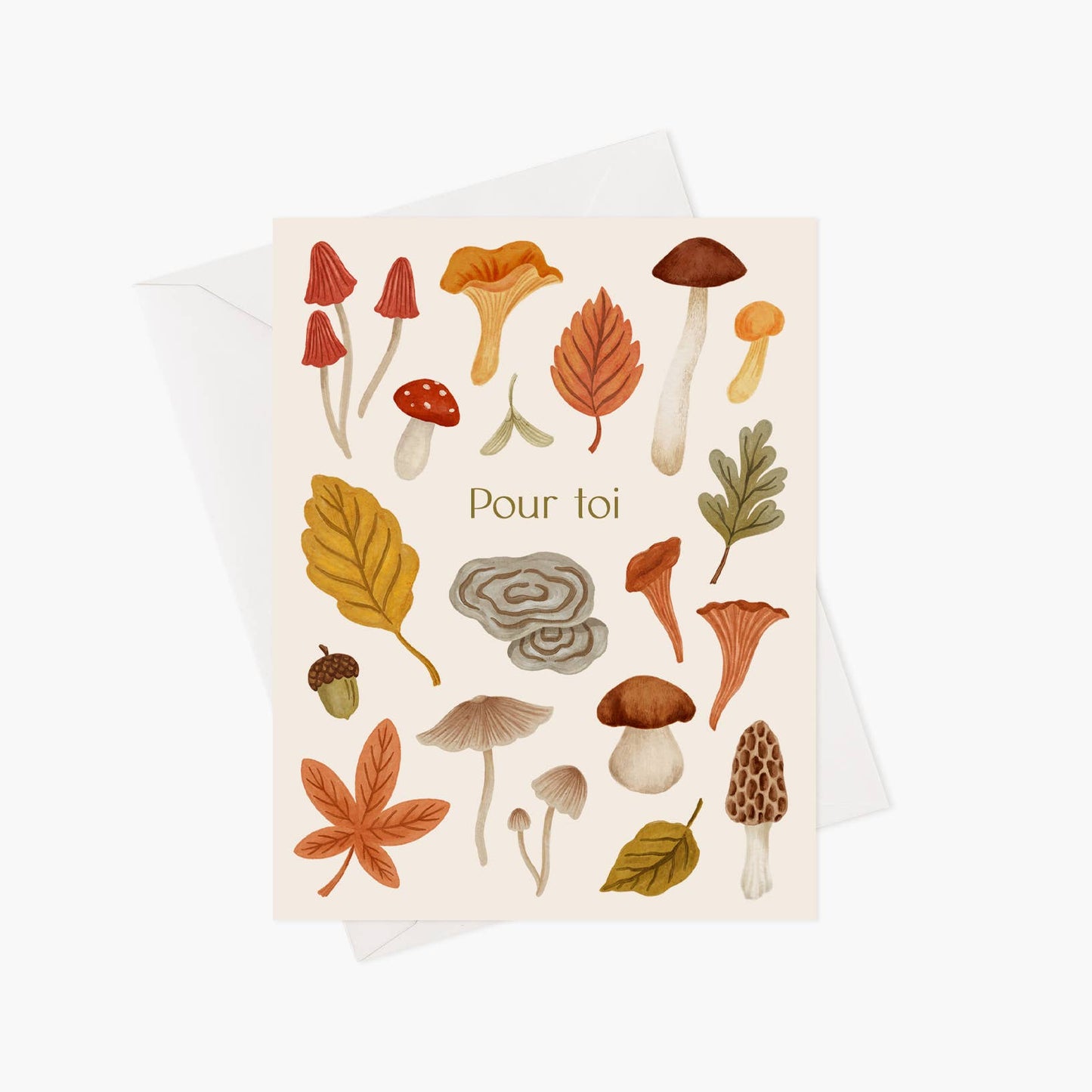 Pour Toi Mushroom Card