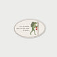 Hiking Frog Sticker